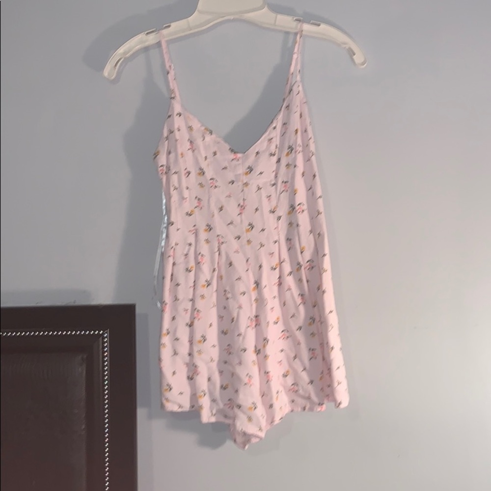 Pink romper ! WORN ONCE